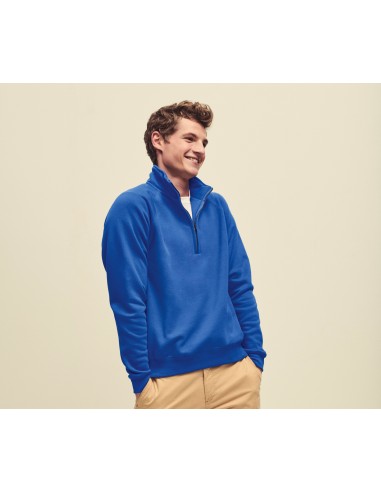 F-62-032-0-Premium Zip Neck Raglan Sweat